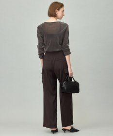 ICB L 【洗える】フロッキーベロア プルオーバー