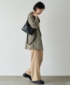 russet ソフトレザーシンプルショルダーバッグ (CE-1328-WEB)