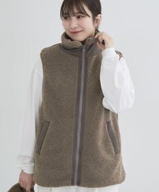 Green Parks スタンドカラーボアＺＩＰベスト