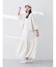 earth music&ecology シャーリングタックスリーブブルゾン