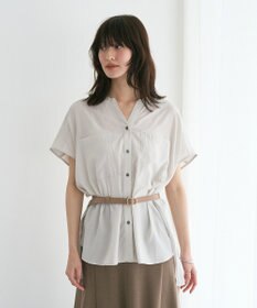 YECCA VECCA 【セットアップ可能】ポケットスキッパーシャツ