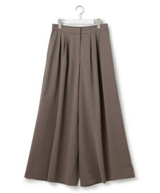 ICB 【CLASSY.掲載】ドレープツイル ボリュームワイドパンツ