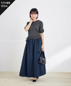 Tiaclasse 【洗える】ニットドッキングワンピース