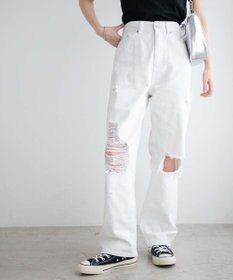 WEGO ヘビークラッシュローライズパンツ