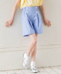 組曲 KIDS 【150-160㎝】シャンブレー ショートパンツ