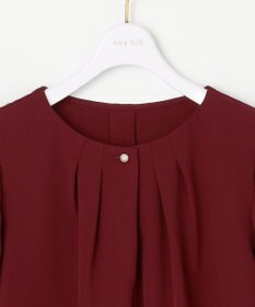 ANY SIS 【洗える】プリーツスリーブ ブラウス