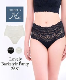 BRADELIS New York 【BRADELIS Me】Lovely Backstyle Panty26S1  総レースのハイウエストパンティ ショーツ