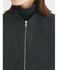 Green Parks ・ＥＬＥＮＣＡＲＥ　ＤＵＥ　ウールライクブルゾン