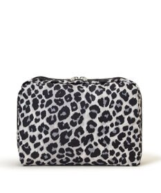 LeSportsac EXTRA LARGE RECTANGULAR COSMETIC/ニュートラルレオパード