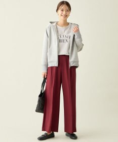 ANY L ラメダンボールダブルジップパーカー