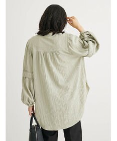 Green Parks 表面変化比翼シャツチュニック