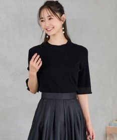 ANY SIS 【洗える】シアーディテール ニット