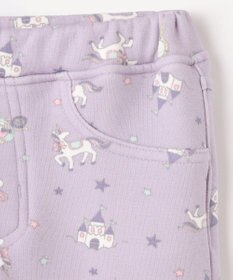 ANY KIDS 7days 裏シャギー 総柄 パンツ