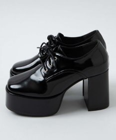 WEGO ボリュームヒールレースアップシューズ