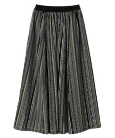 Green Parks ・ＥＬＥＮＣＡＲＥ　ＤＵＥ　マルチストライプスカート