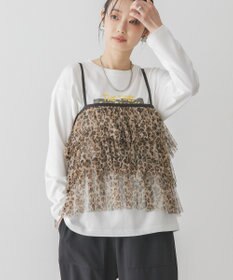 AMERICAN HOLIC ティアードチュールキャミソール