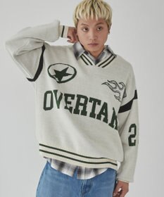 WEGO 【ユニセックス着用ITEM】ラインリブゲームロゴプルオーバー