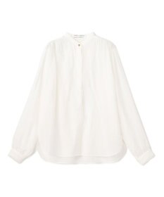 BEIGE， PAULINE / リネンヴィスコースレースブラウス