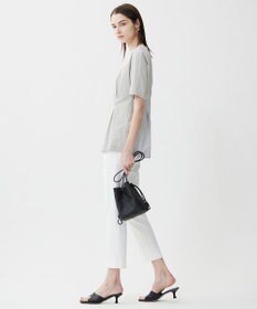 ICB L 【接触冷感・撥水・UVケア・洗える】 プルーフ4WAYタフタ ブラウス