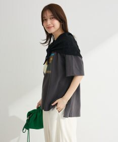 Green Parks ＳＥＴ２点フォトＴシャツ＋レーススカーフ