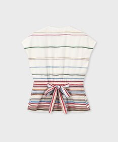 Paul Smith Cairo Stripe Chalk プリント ブラウス