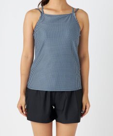 OP／FILA 【ocean pacific】モックネックラッシュガード付き 水着5点セット