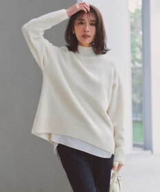 UNFILO L カシミヤブレンド ハイネックニット