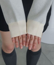 WEGO シャツドッキングジャガードニット