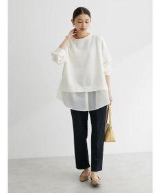 Green Parks さらっときれいシルエットパンツ