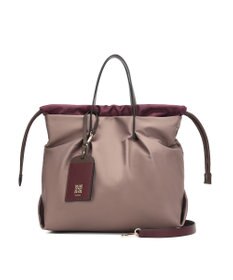 style code 【PADMA/パドマ】カードケース付　ナイロン巾着トートバッグ