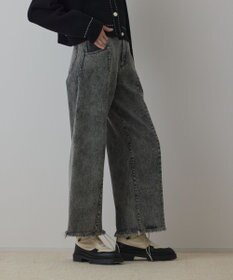 GRACE CONTINENTAL カーブデニムパンツ