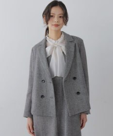 組曲 L 【WEB限定】シャイニーオーガンボウタイ付き ブラウス