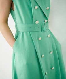 GRACE CONTINENTAL テーラーフレアワンピース