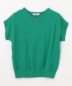 ANY L ハーフスリーブニット