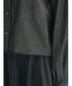 Green Parks ・ＳＵＧＡＲ　ＳＰＯＯＮ　クロップドデニムシャツ