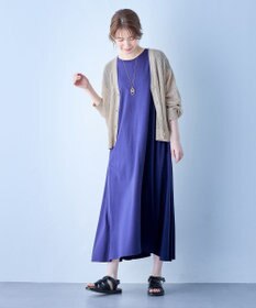 ANY 【洗濯機可】フレンチスリーブワンピース