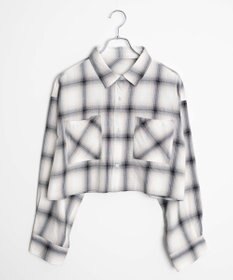 WEGO オンブレチェックショートシャツ