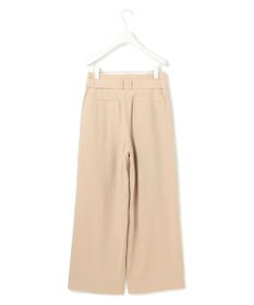 ICB 【接触冷感・UVカット・洗える】 T/Rドライリネン ワイドストレートパンツ