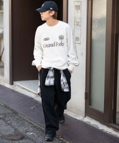 WEGO 【ユニセックス着用ITEM】ショートドロストラインプルオーバー