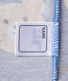 MIKI HOUSE HOT BISCUITS 【80-120cm】 ビーンズフェイスプリント 腹巻き付き長袖パジャマ