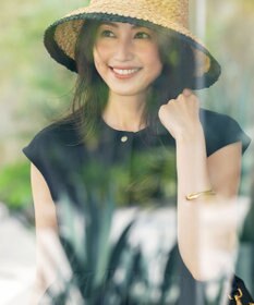 組曲 S 【接触冷感・吸湿・UVカット】ジョーゼットジャージー ジレ