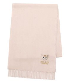 MOONBAT PAUL & JOE ACCESSOIRES ヌネットワッペン付きプレーンムースタッチマフラー（パッケージ入り）