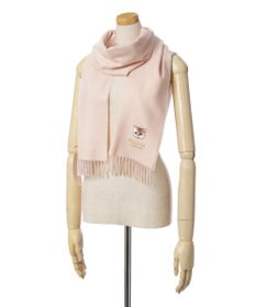 MOONBAT PAUL & JOE ACCESSOIRES ヌネットワッペン付きプレーンムースタッチマフラー（パッケージ入り）