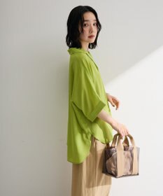 Green Parks 【WEB限定】開襟シアージャケット風シャツⅡ