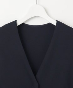 J.PRESS LADIES 【洗える】Hari-Puru jersey ジレ