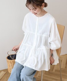 AMERICAN HOLIC 【先行予約】【WEB限定】ティアードギャザーブラウス