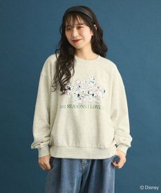 Green Parks １０１匹わんちゃん／プリント裏毛スウェット