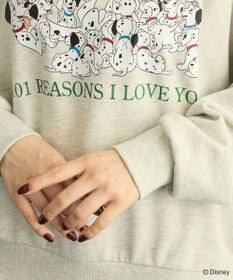 Green Parks １０１匹わんちゃん／プリント裏毛スウェット