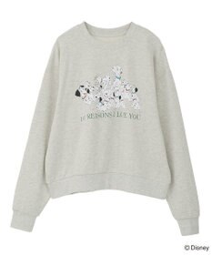 Green Parks １０１匹わんちゃん／プリント裏毛スウェット