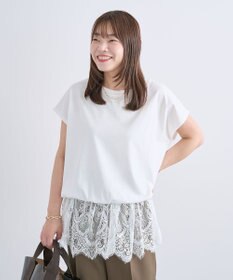 Green Parks レースドッキングフレンチプルオーバー